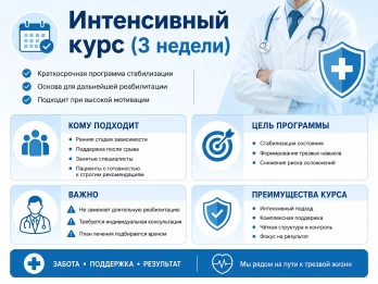 Реабилитация за 21 день в Алапаевске